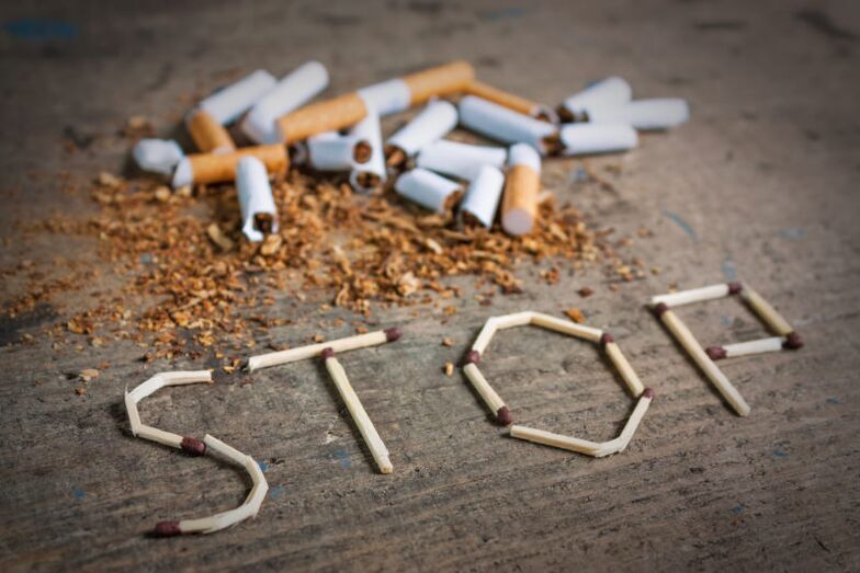 cigarettát és feladást